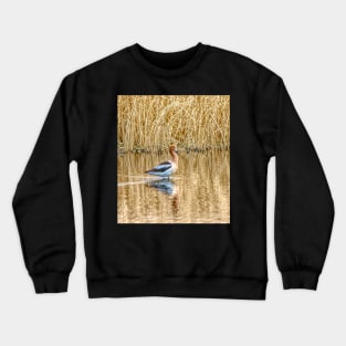 Migrating American Avocets Crewneck Sweatshirt